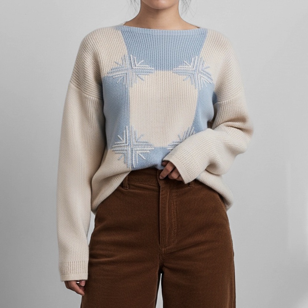 Vintage Meister 100% Wool Scandi Nordic Sweater Apres Ski Minimalist Heritage